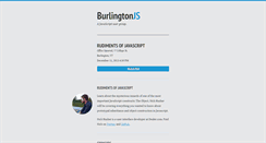 Desktop Screenshot of burlingtonjs.org