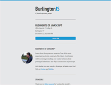 Tablet Screenshot of burlingtonjs.org